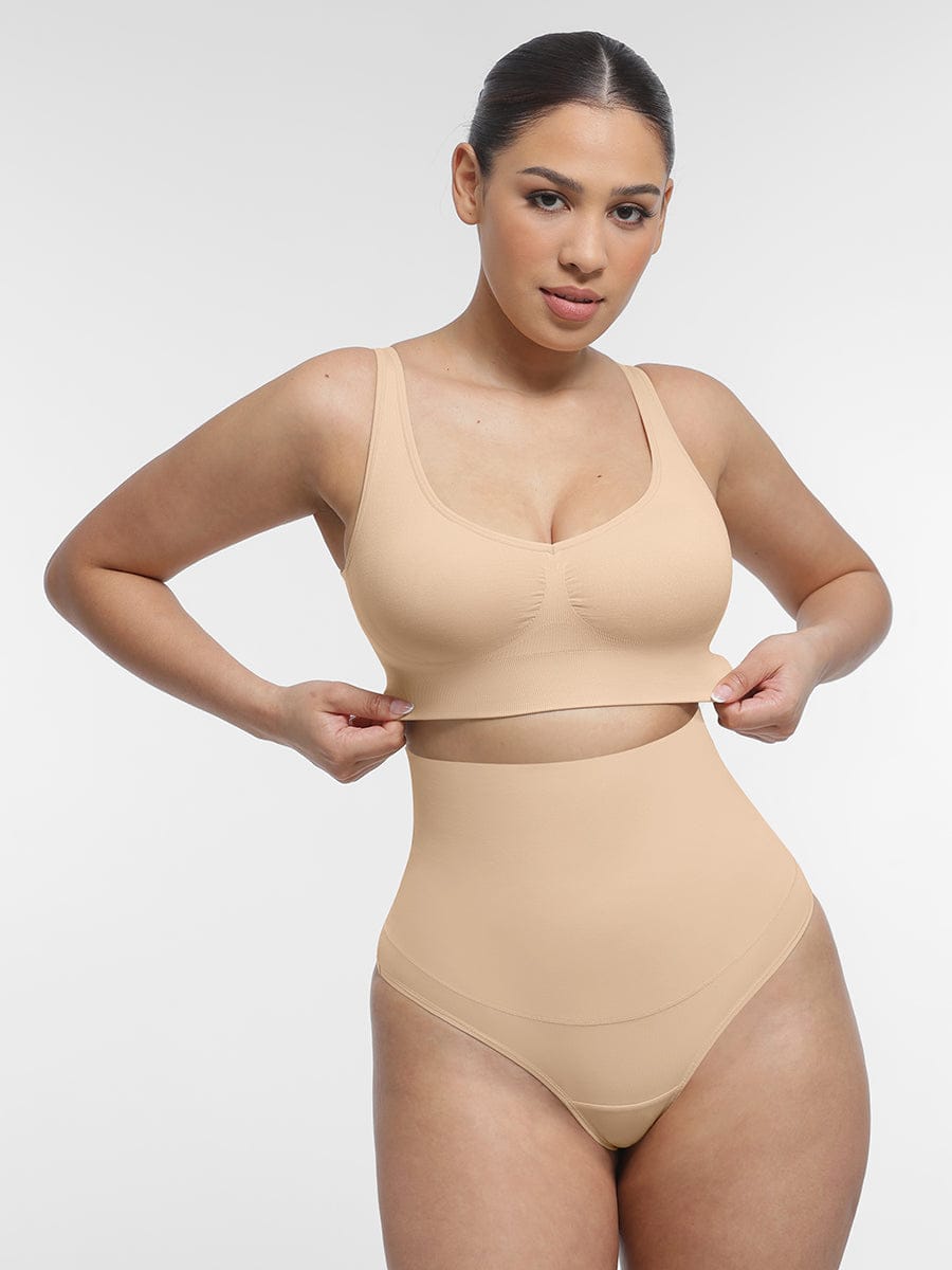 Seamless Wireless Padded Bra with Back Support and Fat Reduction - FirmaLift