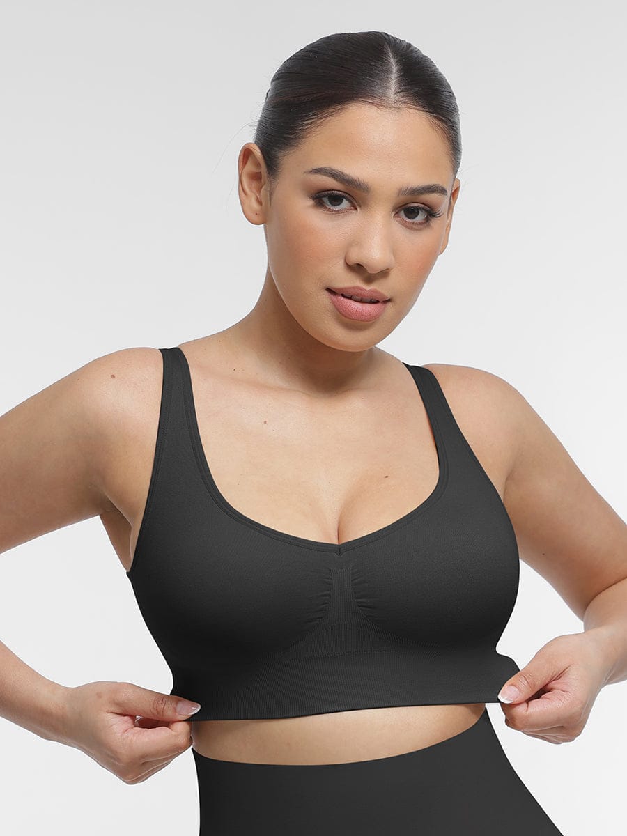 Seamless Wireless Padded Bra with Back Support and Fat Reduction - FirmaLift