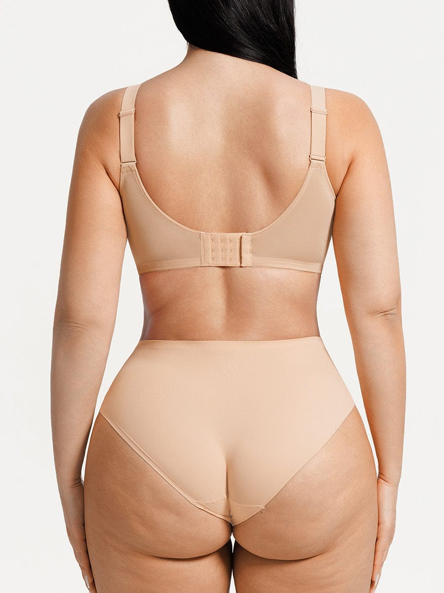 Full Coverage Minimizer Bra with Underwire and Smooth Back - FirmaHold