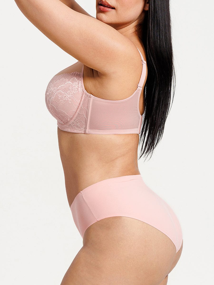 Full Coverage Minimizer Bra with Underwire and Smooth Back - FirmaHold