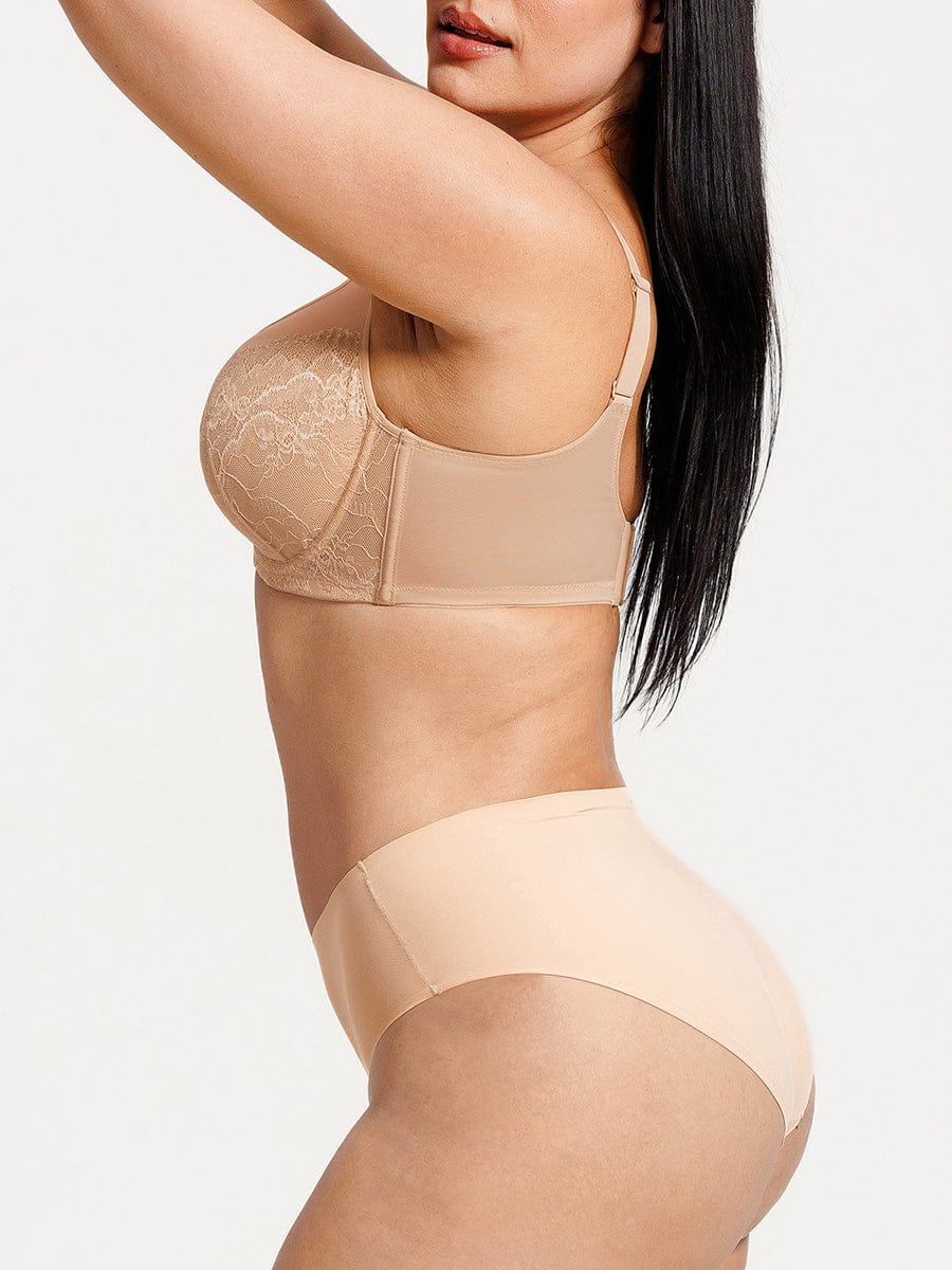 Full Coverage Minimizer Bra with Underwire and Smooth Back - FirmaHold
