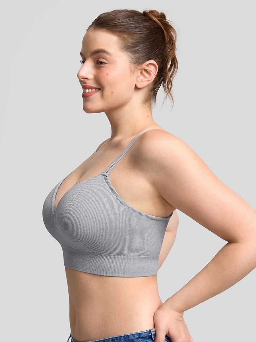 Seamless Wireless Demi T Shirt Bra Light Support Comfort - FirmaSoft
