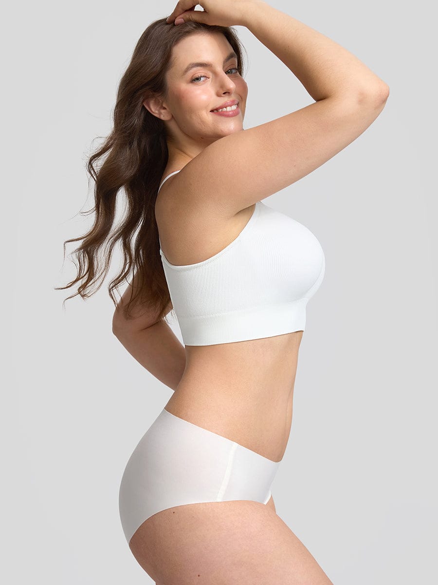 Seamless Wireless Demi T Shirt Bra Light Support Comfort - FirmaSoft