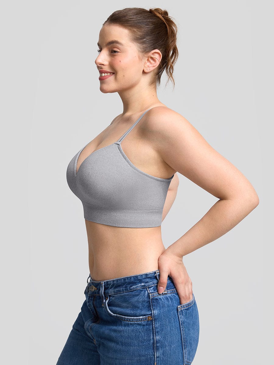 Seamless Wireless Demi T Shirt Bra Light Support Comfort - FirmaSoft