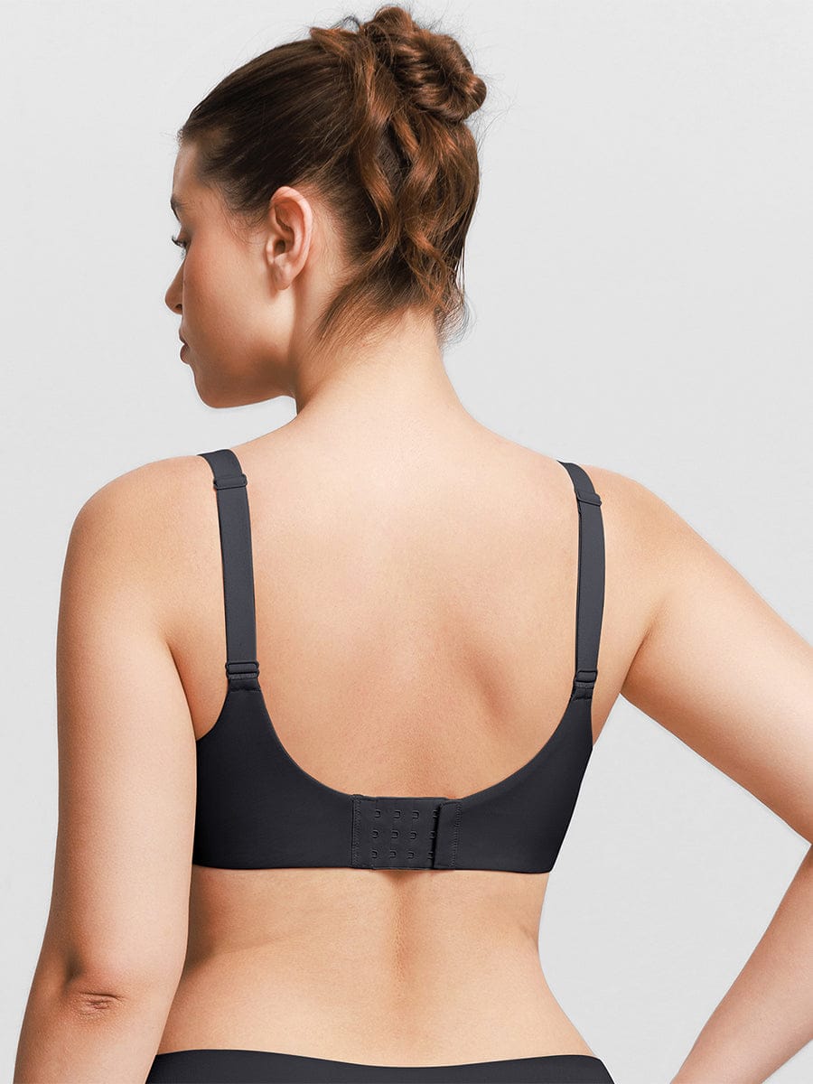 Seamless Underwire T-Shirt Push Up Demi Bra with Adjustable Straps - FirmaLift