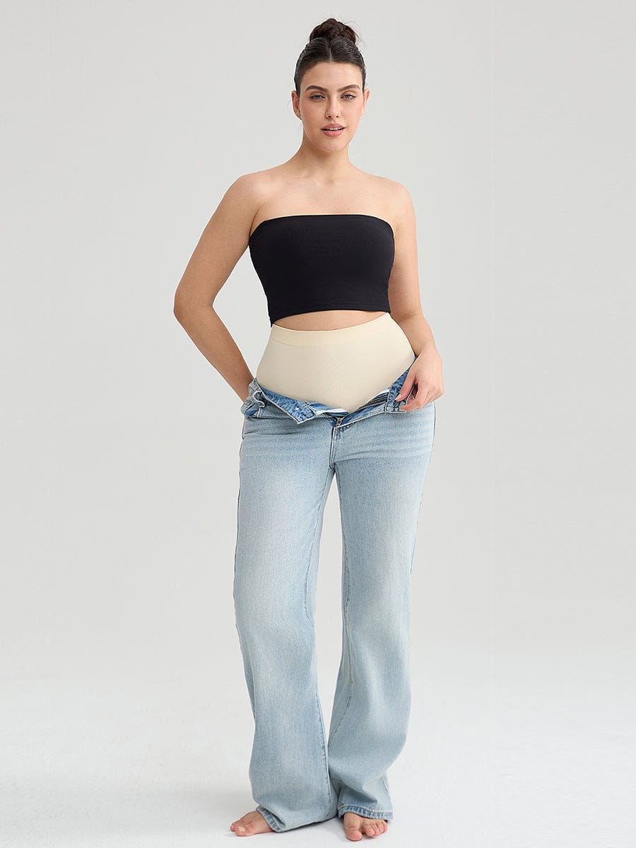Strapless Non-slip Underwire Bra with Bust Support and Gathering - FirmaLift