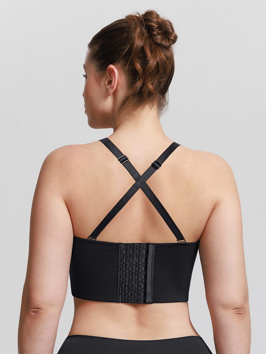 Strapless Half Cup Underwire Bra Wide Back Strong Support Everyday Wear丨FirmaHold