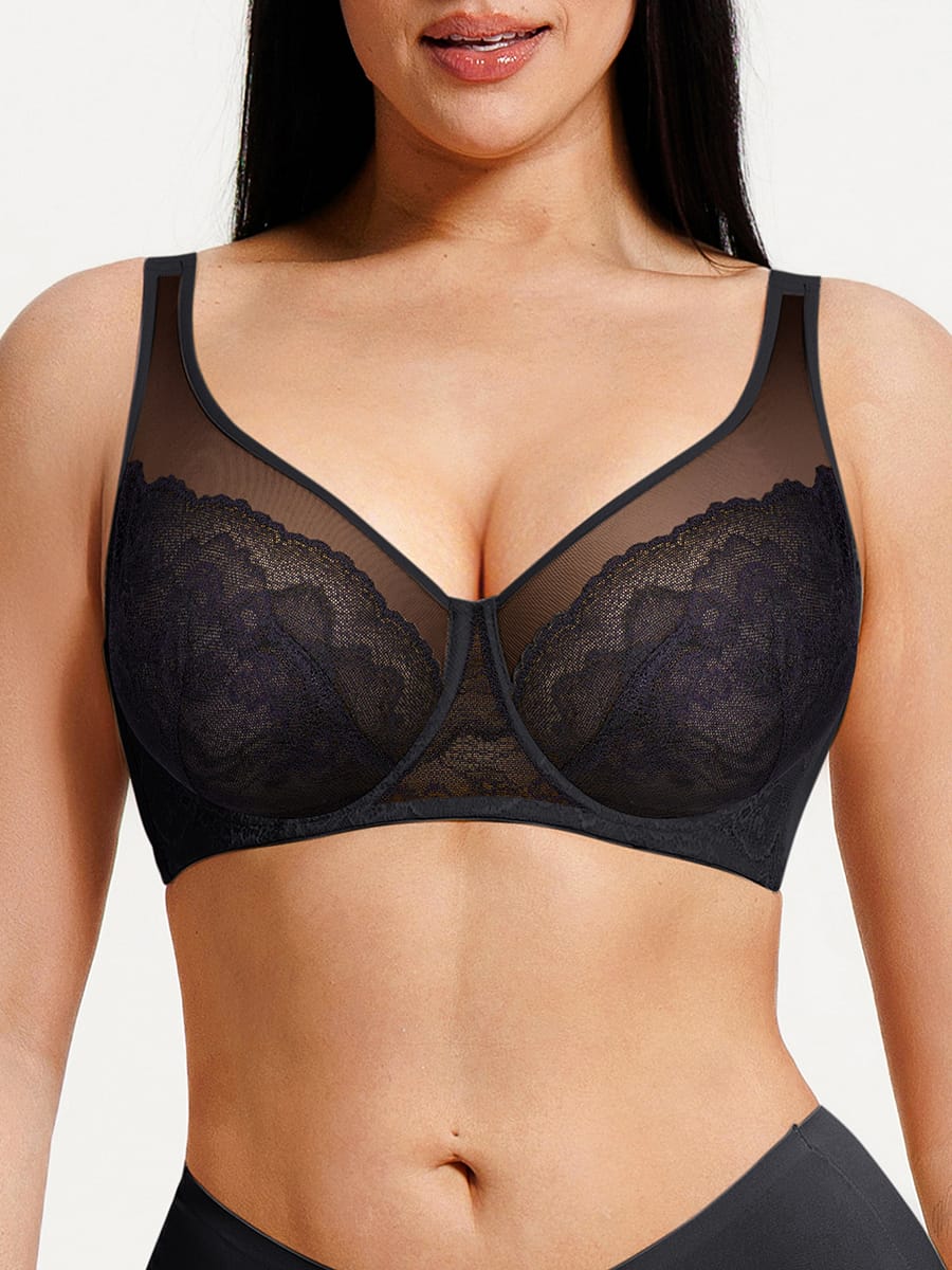 Full Coverage Minimizer Bra with Underwire and Smooth Back - FirmaHold