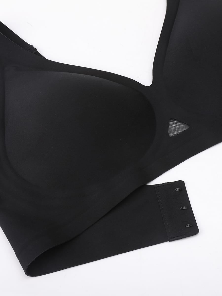 Cut Out Wireless T-Shirt Bra with Jelly Gel Support for Big Chest - FirmaLift