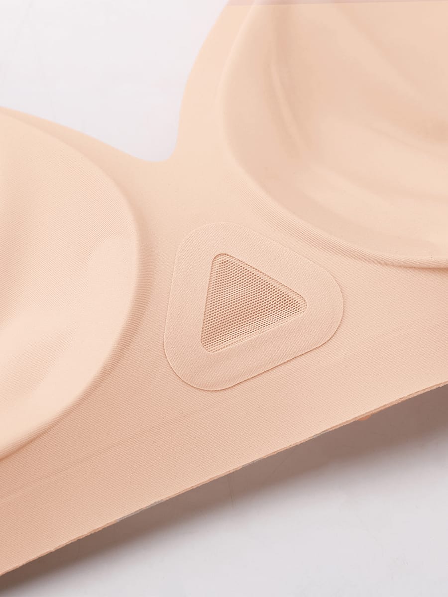Cut Out Wireless T-Shirt Bra with Jelly Gel Support for Big Chest - FirmaLift
