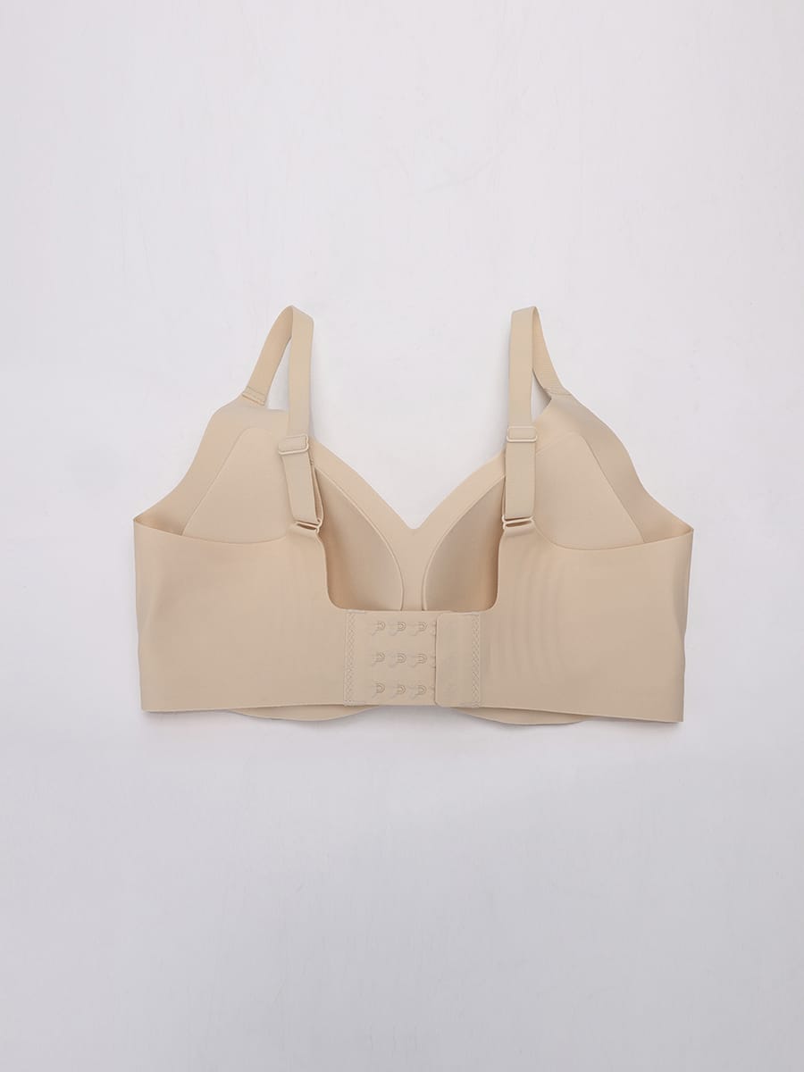 Jelly Support Wireless Seamless Everyday T-Shirt Bra for Large Breasts - FirmaLift