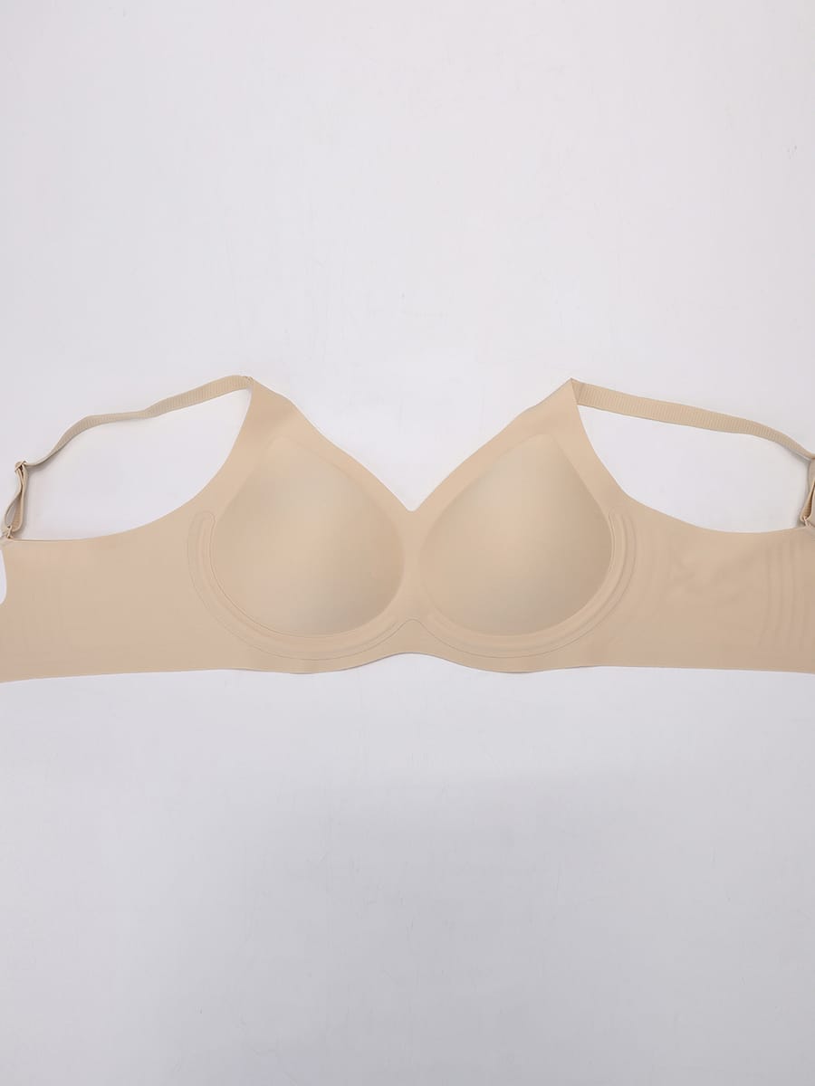 Jelly Support Wireless Seamless Everyday T-Shirt Bra for Large Breasts - FirmaLift
