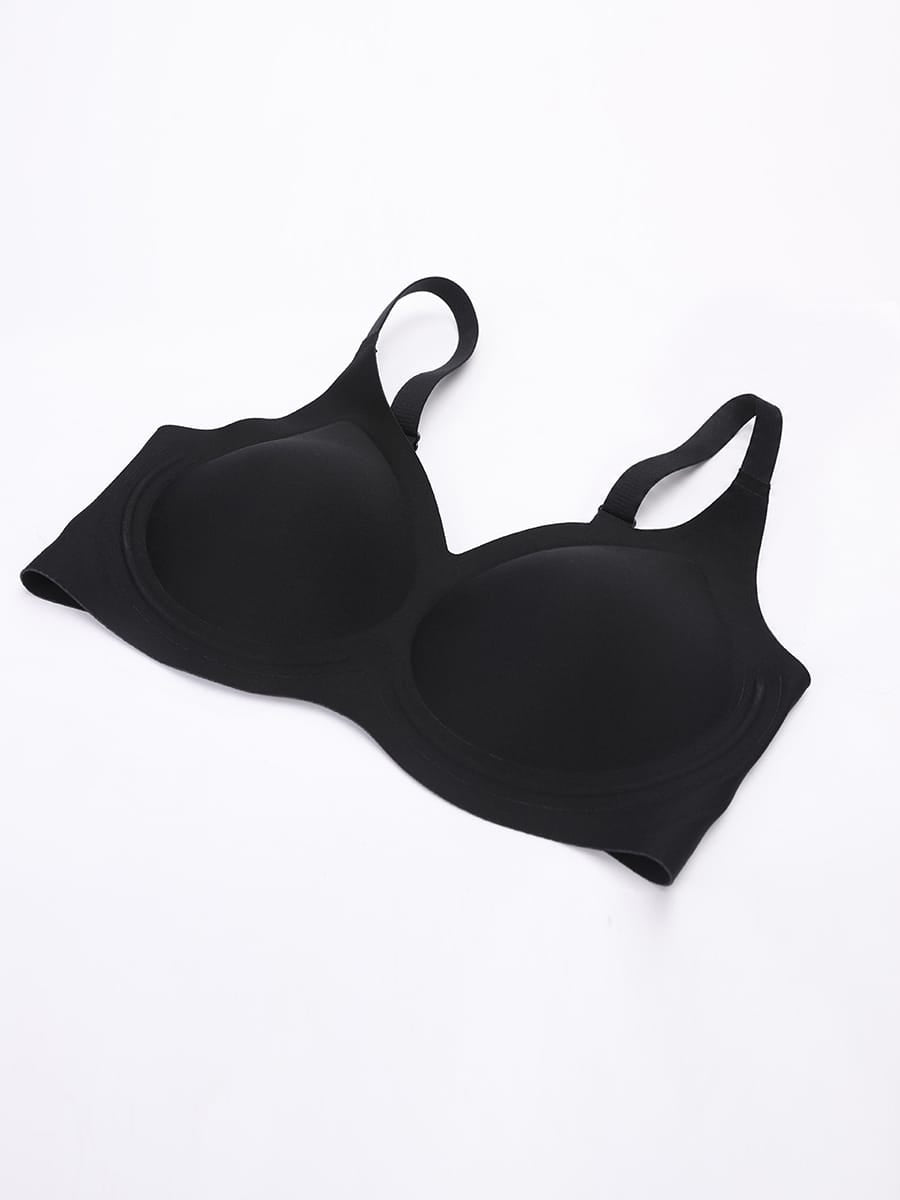 Jelly Support Wireless Seamless Everyday T-Shirt Bra for Large Breasts - FirmaLift