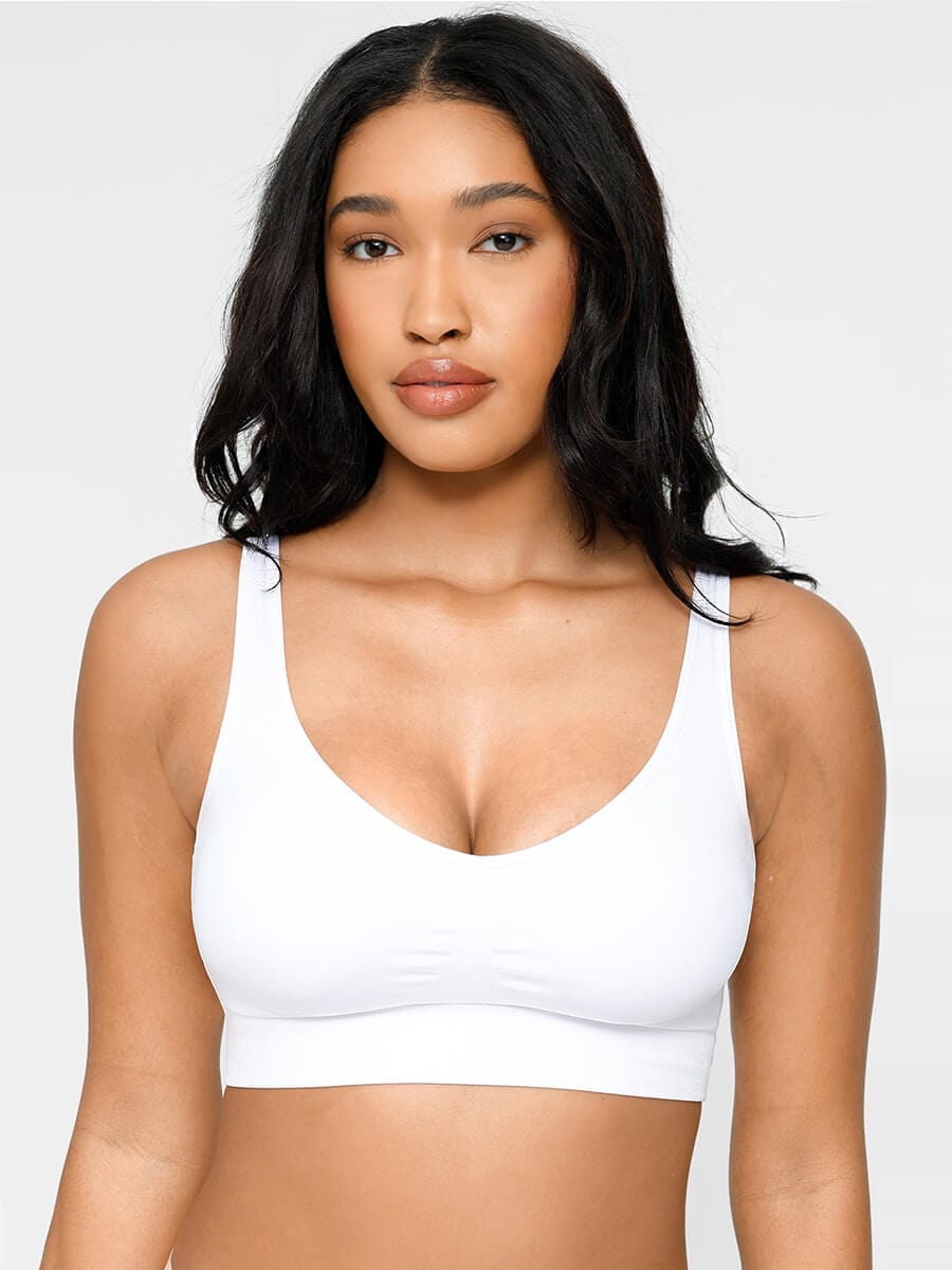 Seamless Wireless Padded Bra with Back Support and Fat Reduction - FirmaLift