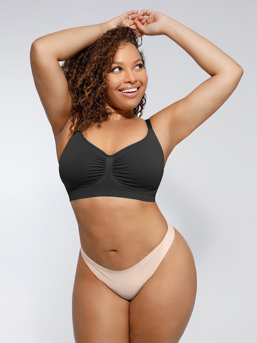 Wireless Supportive Shaping Bra with Adjustable Straps - FirmaActive