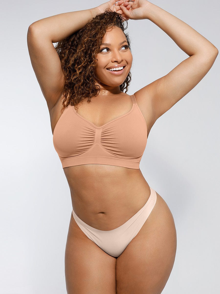 Wireless Supportive Shaping Bra with Adjustable Straps - FirmaActive