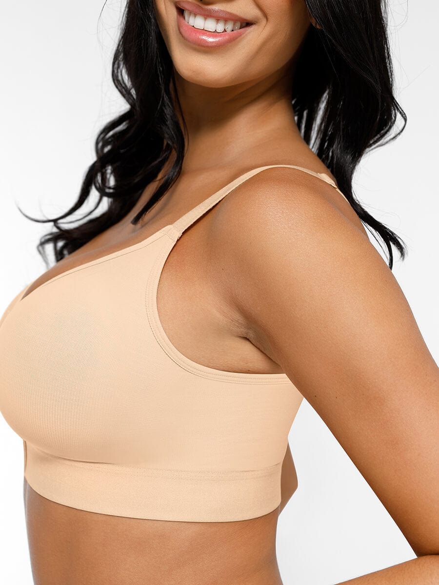 Post Surgery Full Coverage Front Closure Mastectomy Bra - FirmaHold