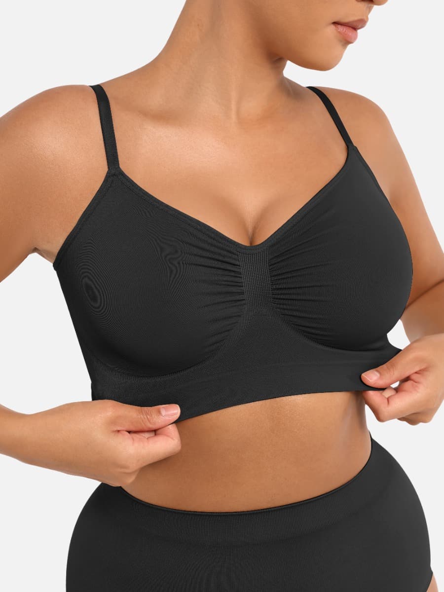 Wireless Supportive Shaping Bra with Adjustable Straps - FirmaActive