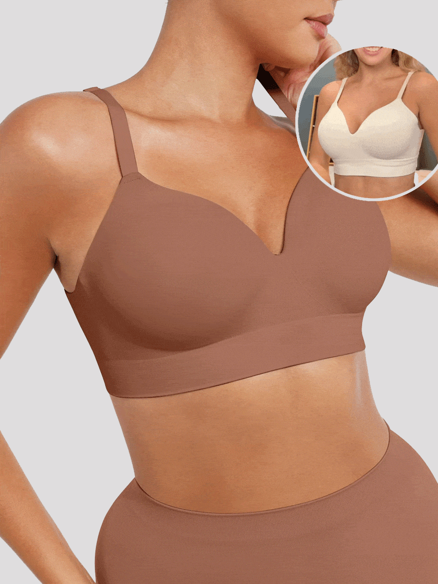 Seamless Wireless Bust Support Bra - FirmaActive