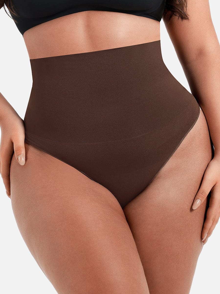 Seamless Instant Smooth Tummy Control Thong Panties - FirmaSmooth
