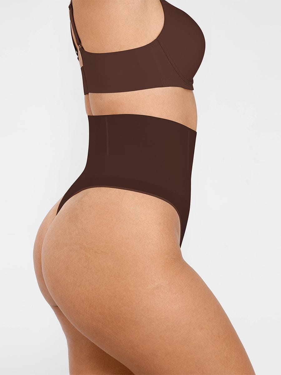 Seamless Instant Smooth Tummy Control Thong Panties - FirmaSmooth