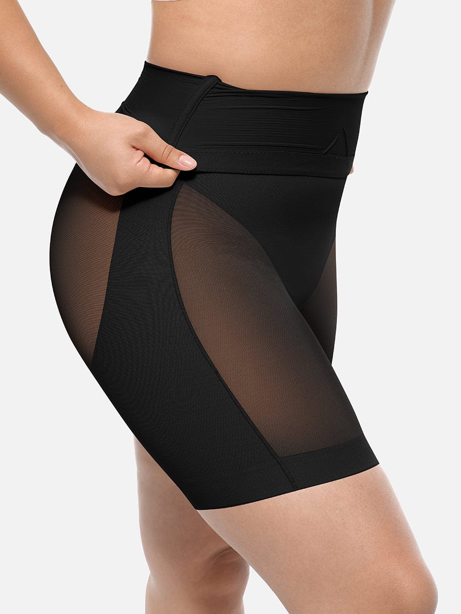 High-Waisted Butt Lift & Slimming Mid-Thigh Shaper Shorts - FirmaLift