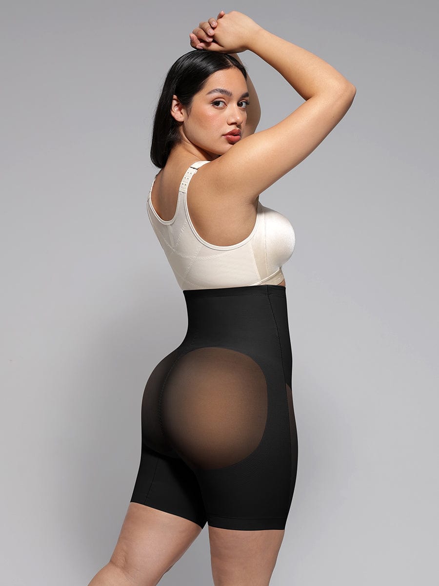 High-Waisted Butt Lift & Slimming Mid-Thigh Shaper Shorts - FirmaLift