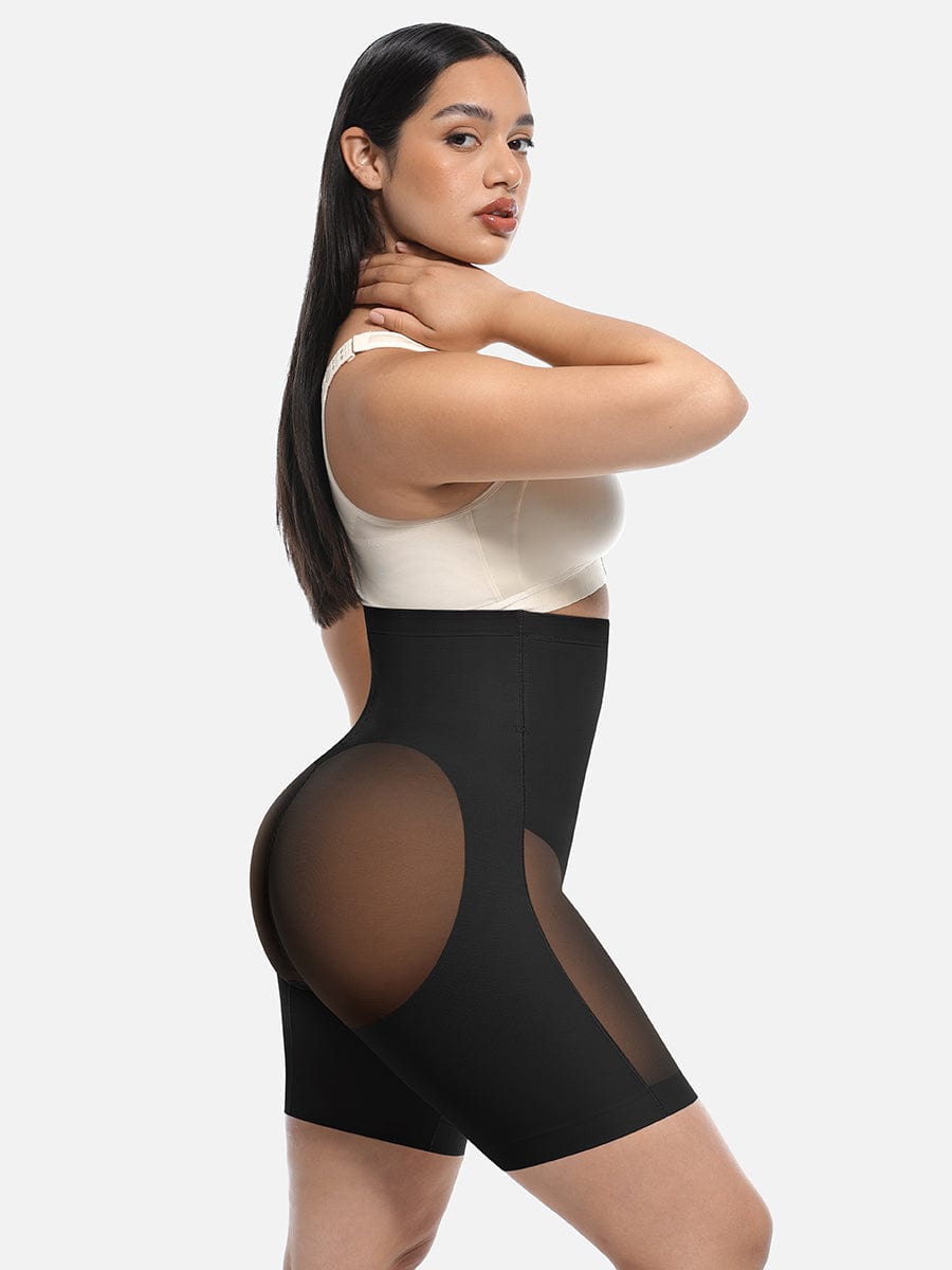 High-Waisted Butt Lift & Slimming Mid-Thigh Shaper Shorts - FirmaLift