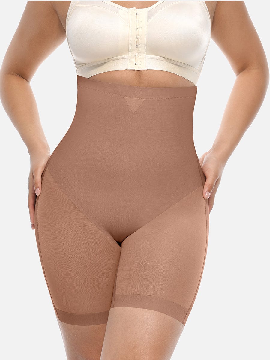 High-Waisted Butt Lift & Slimming Mid-Thigh Shaper Shorts - FirmaLift