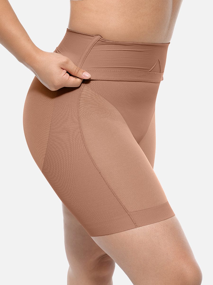High-Waisted Butt Lift & Slimming Mid-Thigh Shaper Shorts - FirmaLift