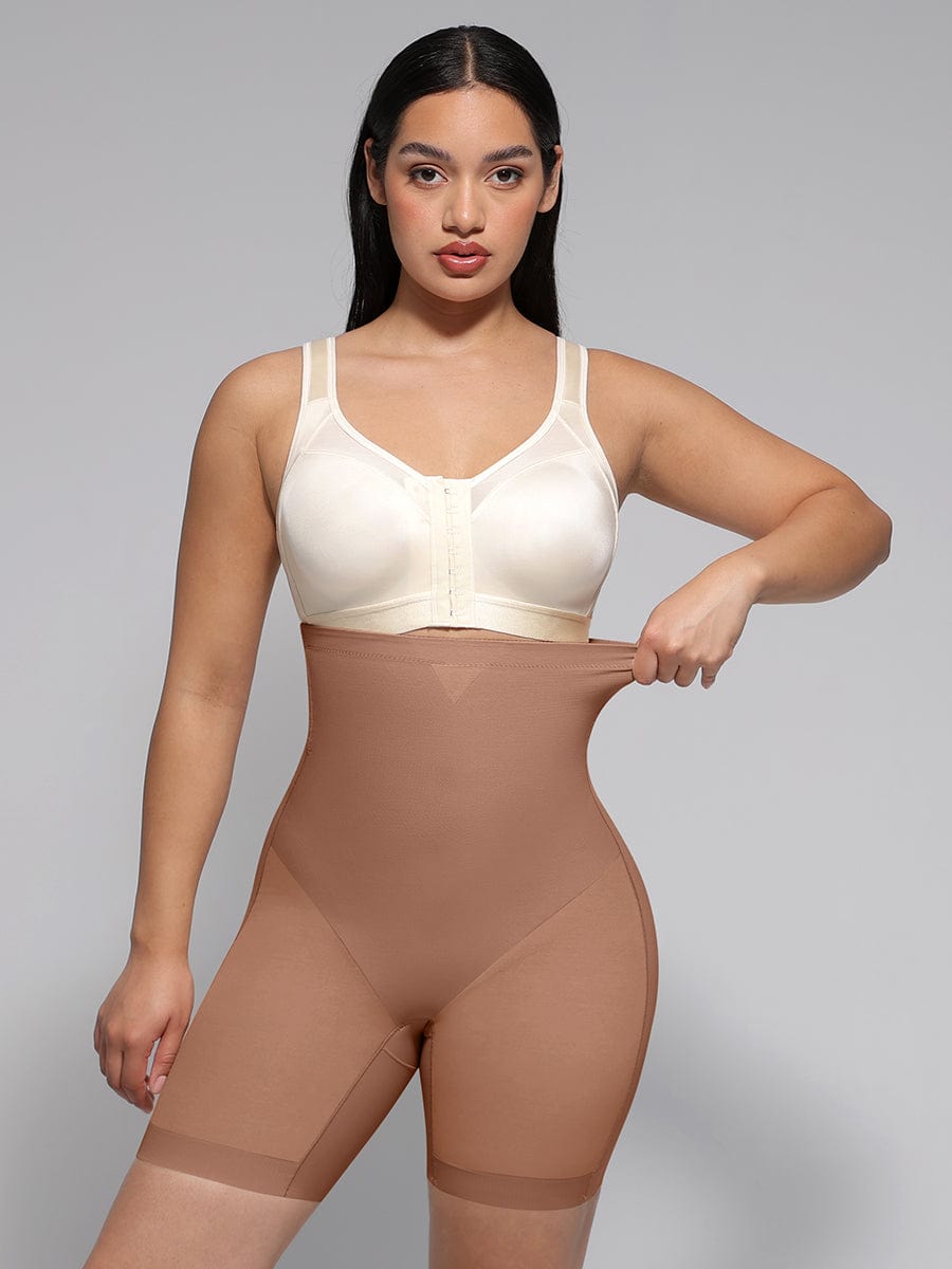 High-Waisted Butt Lift & Slimming Mid-Thigh Shaper Shorts - FirmaLift