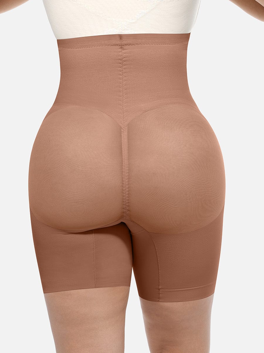 High-Waisted Butt Lift & Slimming Mid-Thigh Shaper Shorts - FirmaLift