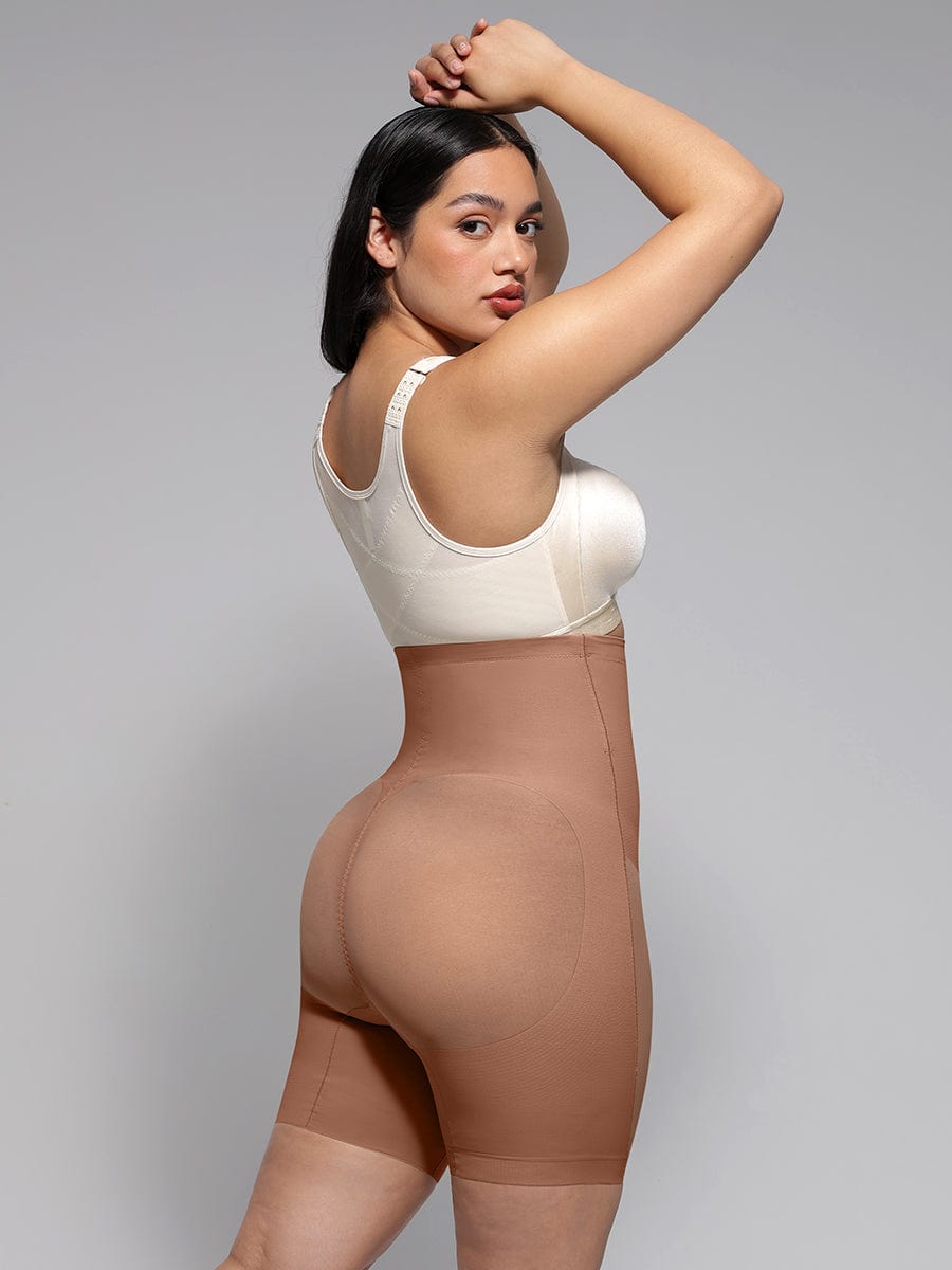 High-Waisted Butt Lift & Slimming Mid-Thigh Shaper Shorts - FirmaLift