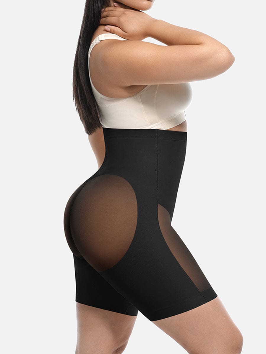 High-Waisted Butt Lift & Slimming Mid-Thigh Shaper Shorts - FirmaLift