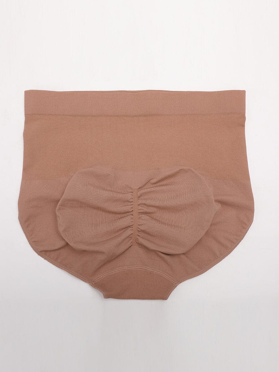 Seamless Mid Waist Tummy Control Brief with Antibacterial Fabric - FirmaHold