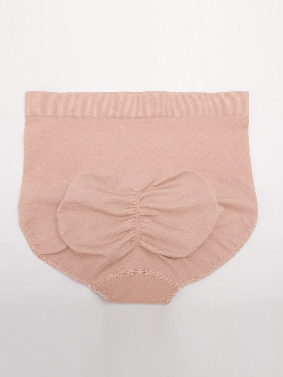 Seamless Mid Waist Tummy Control Brief with Antibacterial Fabric - FirmaHold