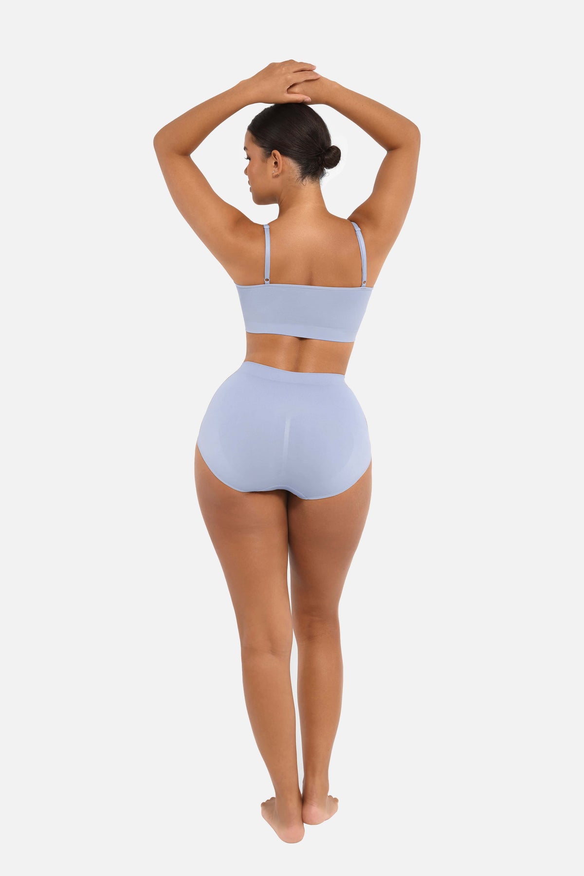 Seamless Mid Waist Tummy Control Brief with Antibacterial Fabric - FirmaHold