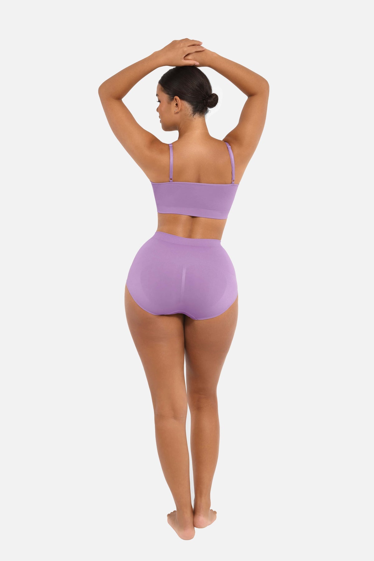 Seamless Mid Waist Tummy Control Brief with Antibacterial Fabric - FirmaHold