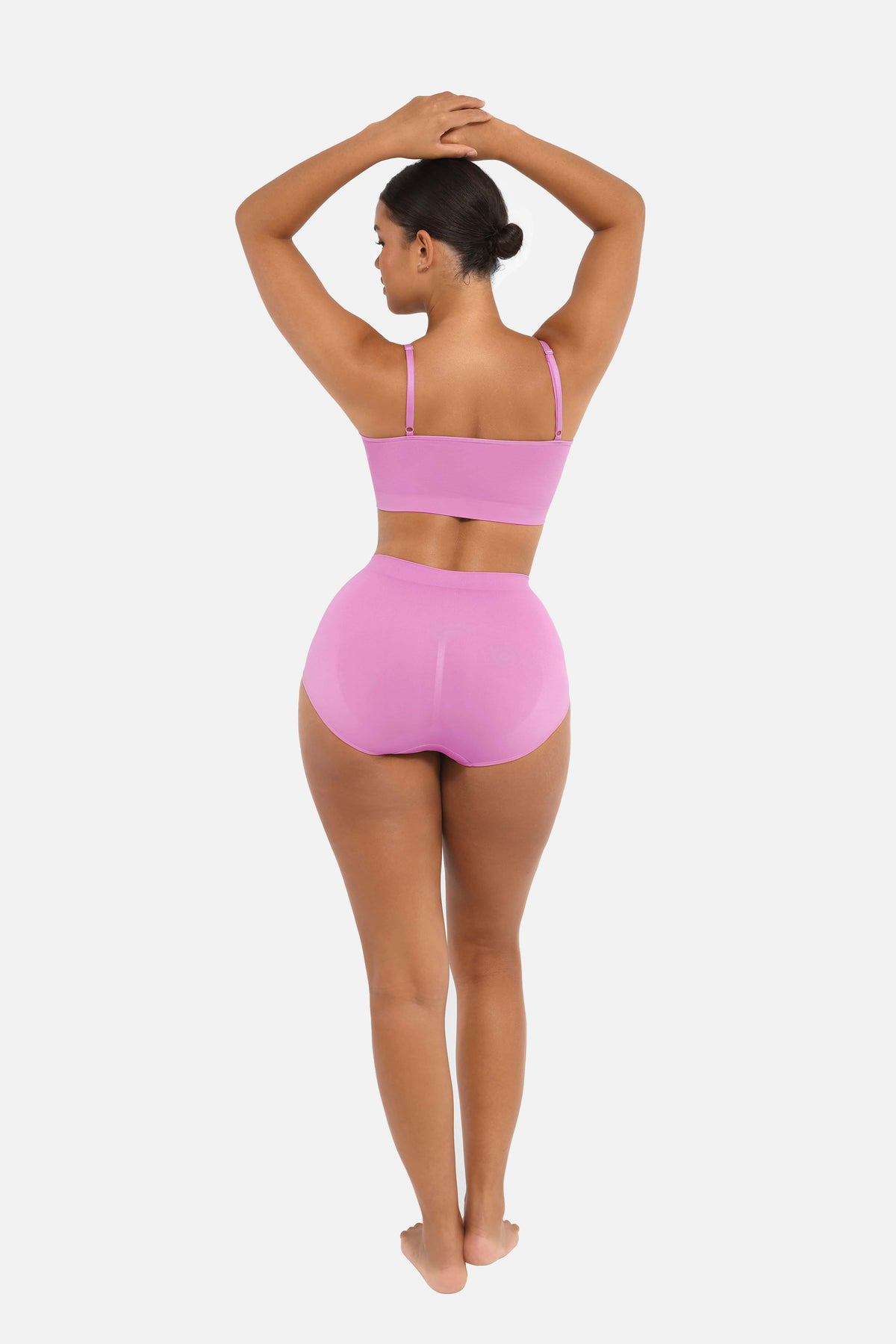 Seamless Mid Waist Tummy Control Brief with Antibacterial Fabric - FirmaHold