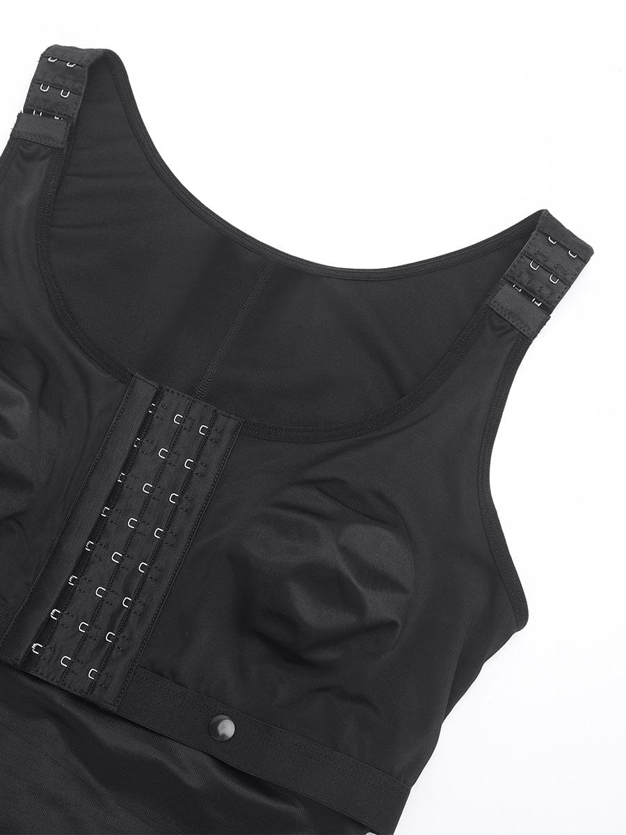 Post-Operative Breast-Covering Side-Zip Body Shaper - FirmaHold
