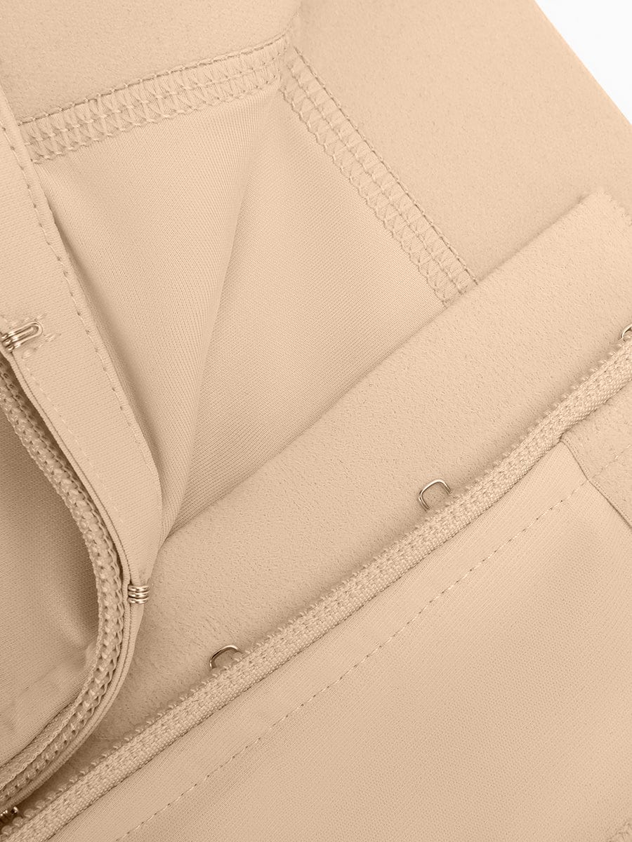 Body Shaper with Removable Shoulder Straps and Clips for Post-Operative Wear - FirmaActive