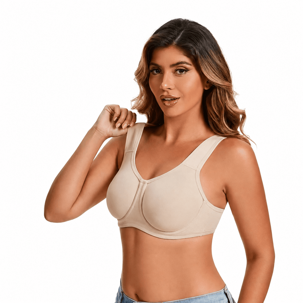 External Underwire Full Coverage Sports Bra - FirmaActive