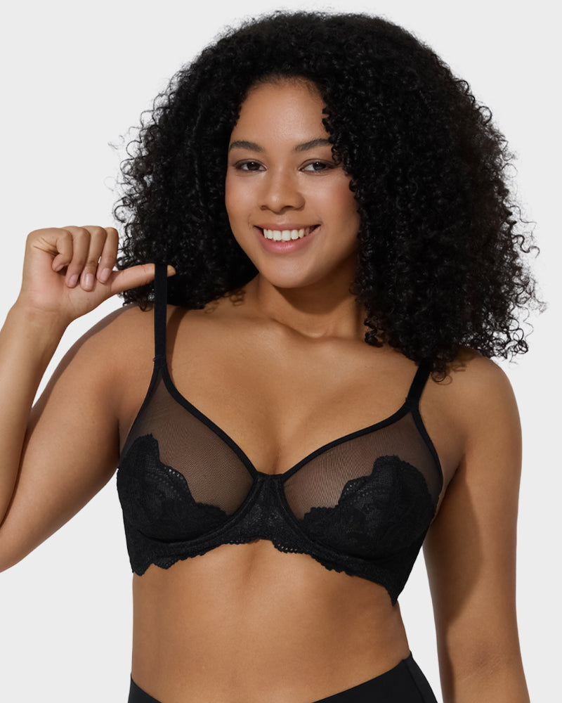 Full Coverage Lace Minimizer Bra - FirmaLace