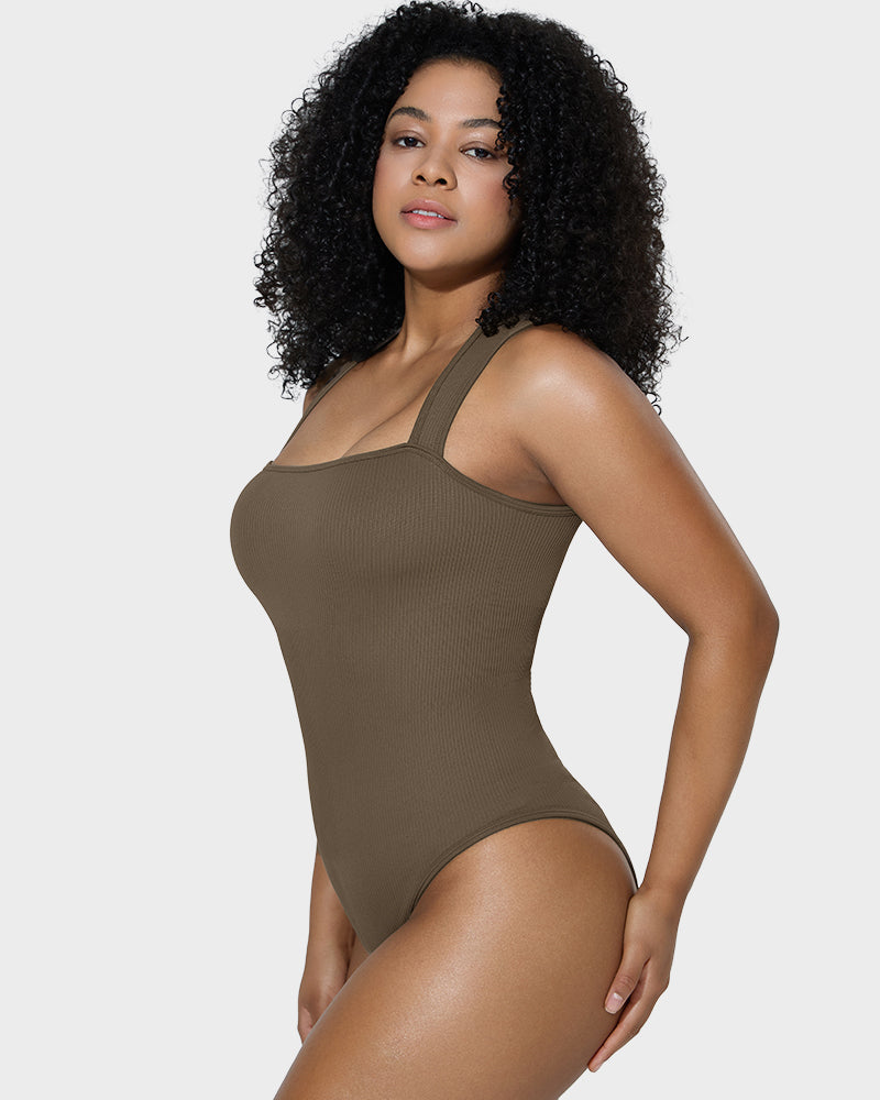Sleeveless Tummy Control Tank Bodysuit - FirmaSculpt