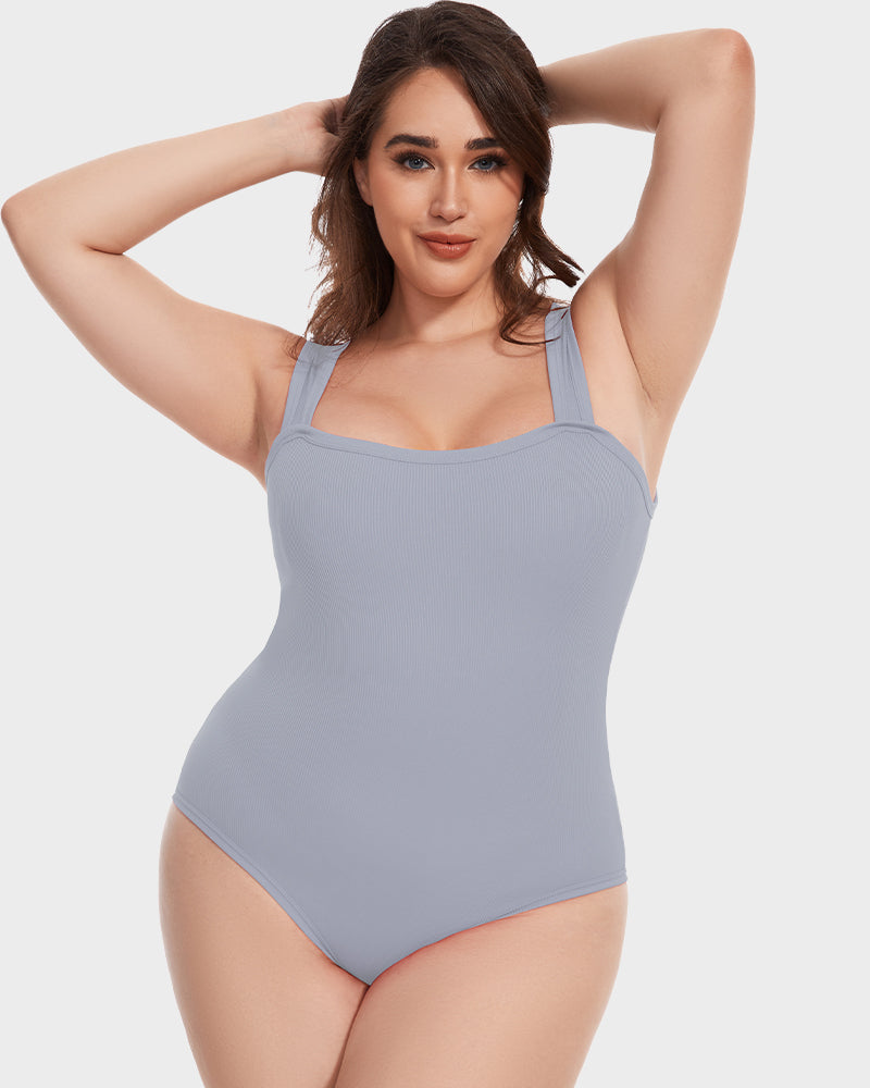 Sleeveless Tummy Control Tank Bodysuit - FirmaSculpt