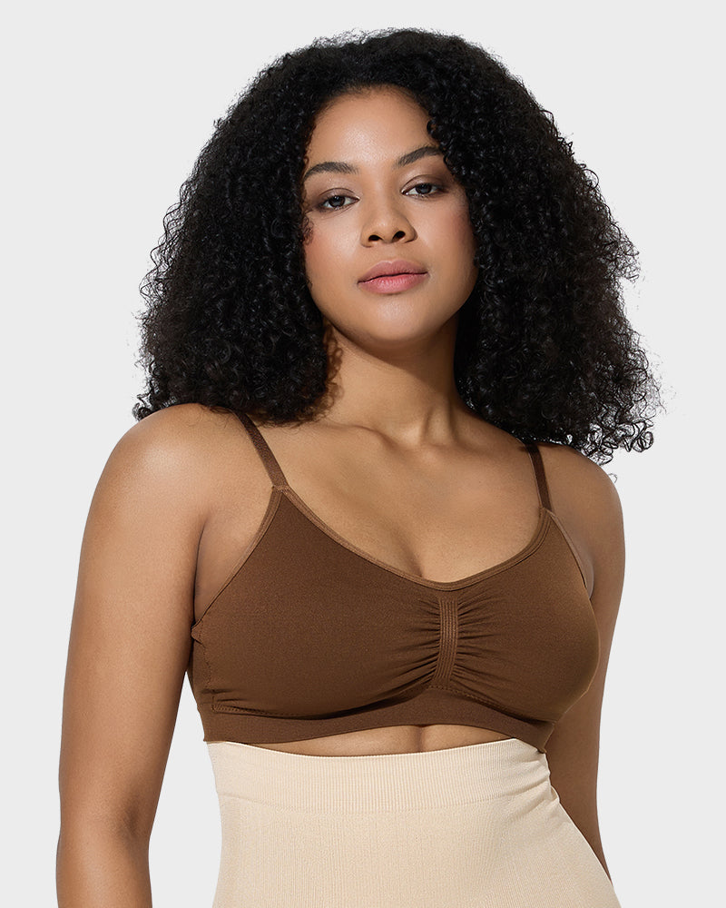 Full Coverage Non-Padded Wireless Sculpt Bra - FirmaSmooth