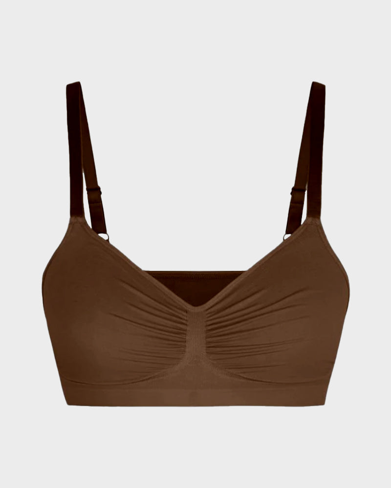 Full Coverage Non-Padded Wireless Sculpt Bra - FirmaSmooth