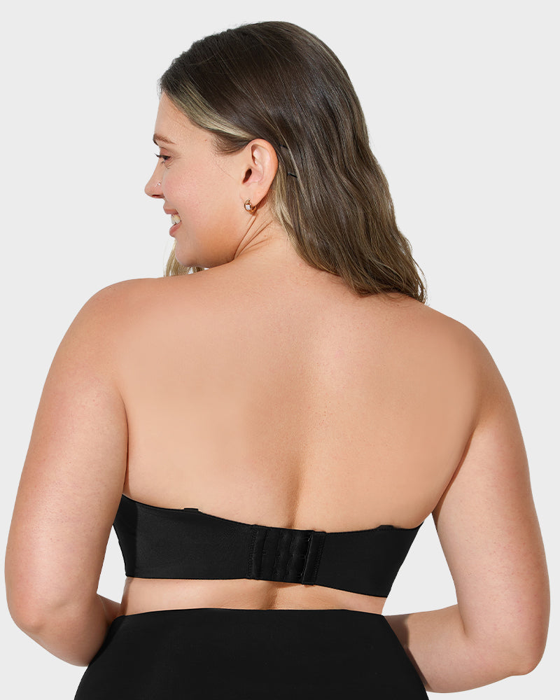 Full Support Non-Slip Convertible Bandeau Bra - FirmHold
