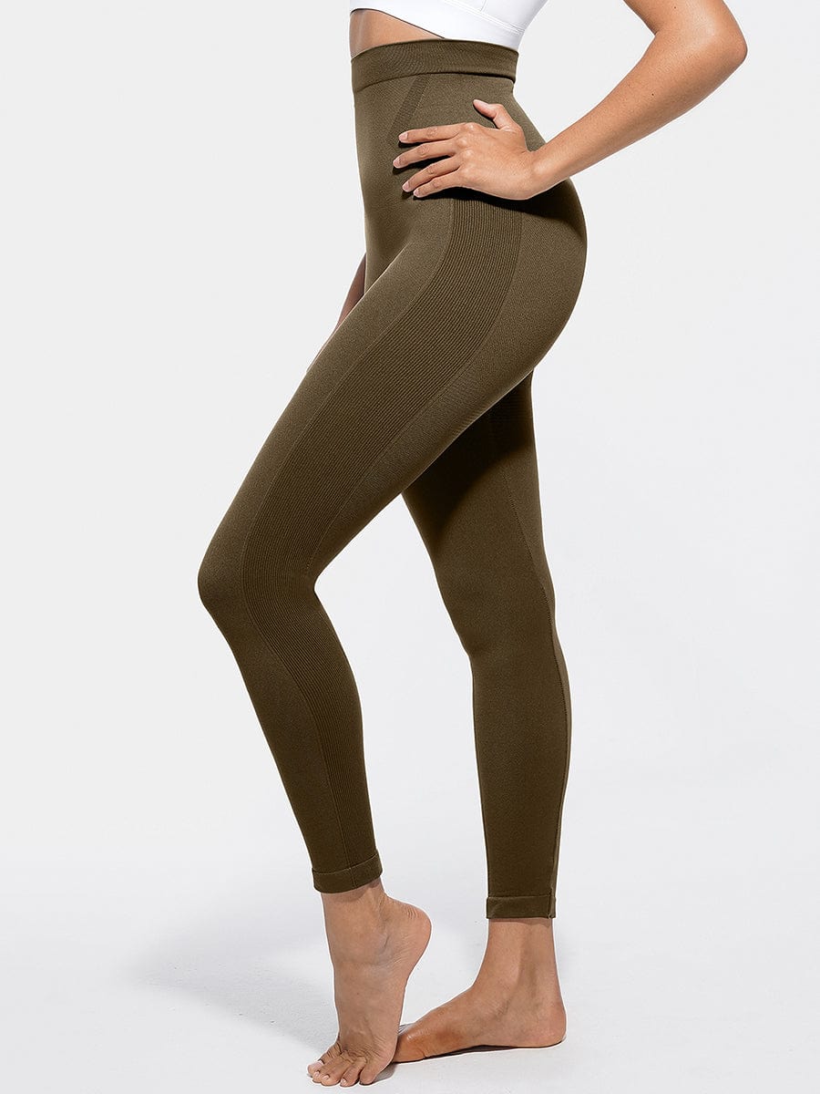 High-Waist Anti-Slip Shaping Leggings - FirmaControl