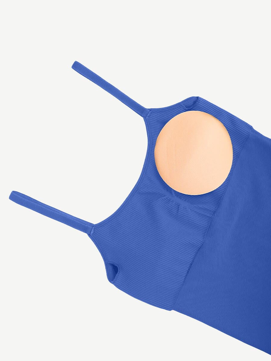 High Stretchy Seamless Tummy Control Shaping Jumpsuit with Removable Cup Pads - FirmaFlex